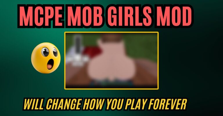MCPE Mob Girls Mod Will Change How You Play Forever