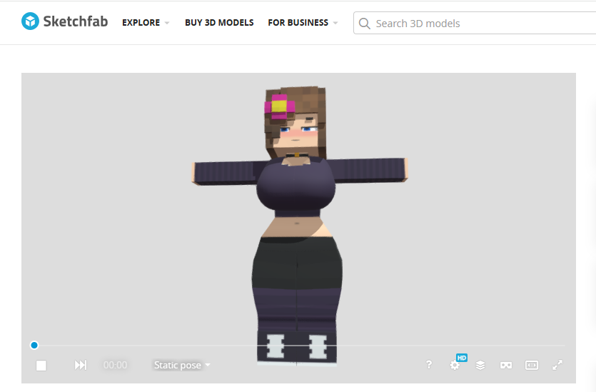 Custom Model Jenny Mod Update Sketchfab